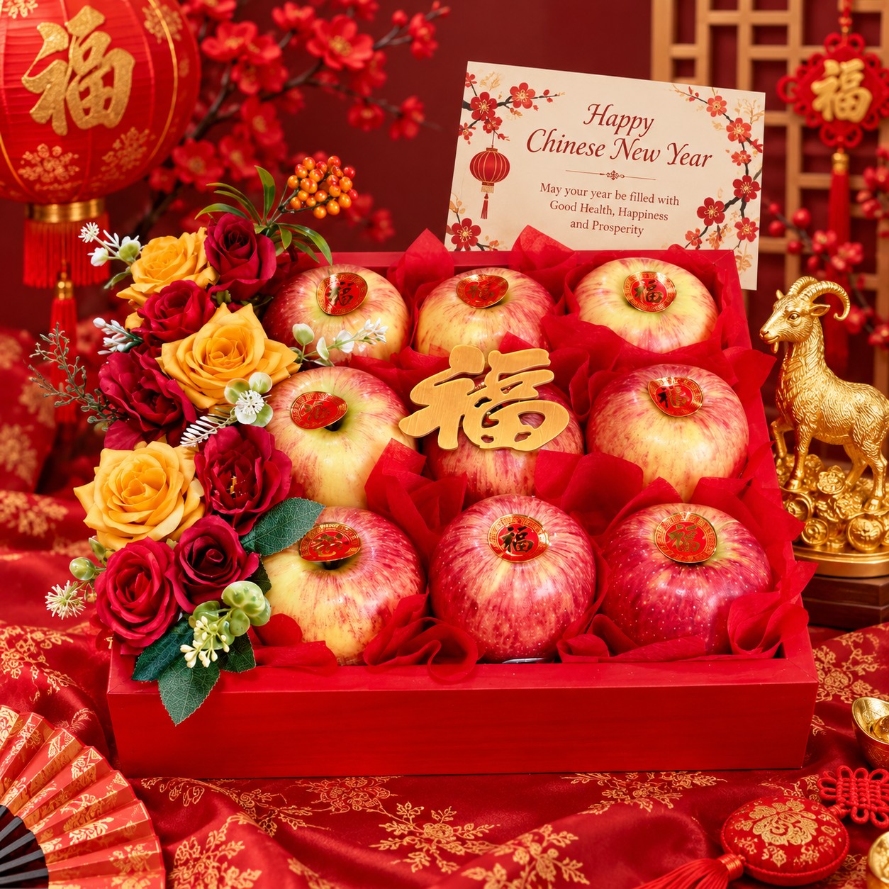 กระเช้าตรุษจีน-01 รหัส CN-01 ราคา 999 บาท