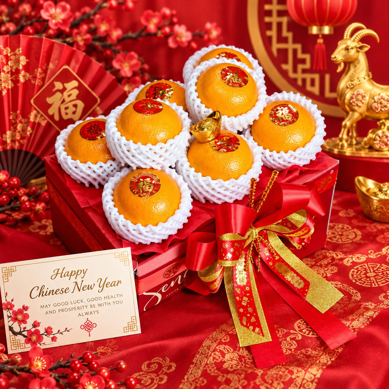 กระเช้าตรุษจีน-06 รหัส CN-06 ราคา 999 บาท