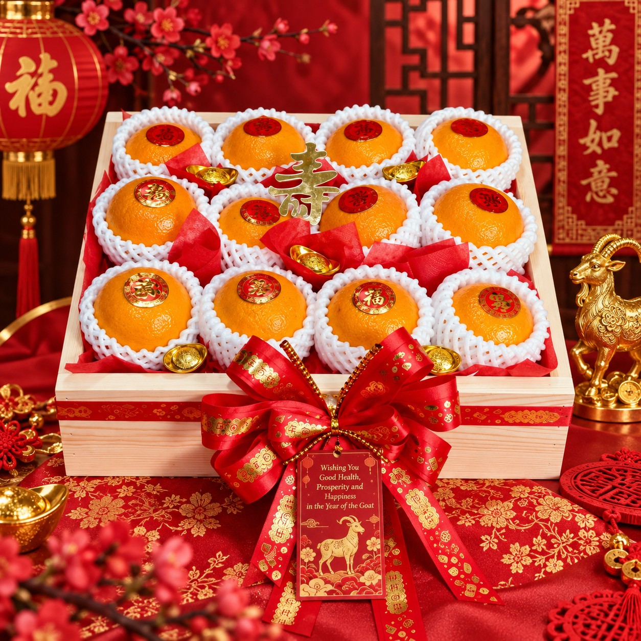 กระเช้าตรุษจีน-10 รหัส CN-10 ราคา 999 บาท