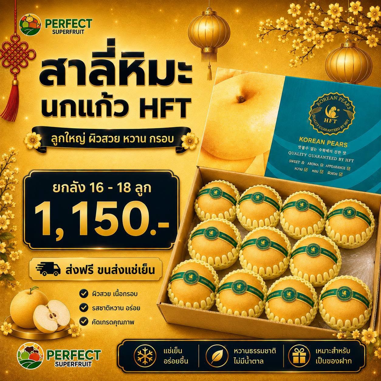 สาลี่หิมะ นกแก้ว HFT รหัส IP-30